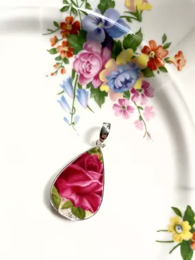 Ceramic Rose Pendant