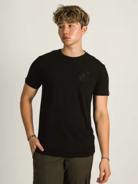 CROOKS & CASTLES CROOKS C CHAIN EMBROIDERED LOGO T-SHIRT