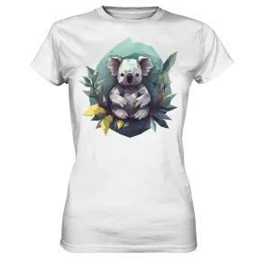 Damen T-Shirt mit Koala "Polygon Koala"