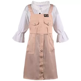 Girls Dungaree Set