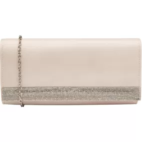 LOTUS Amy Nude Diamante Clutch Bag